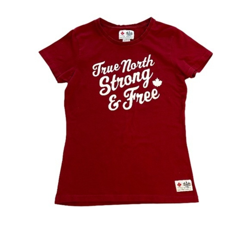 Hudson’s Bay True North Strong & Free Canada Red Tee